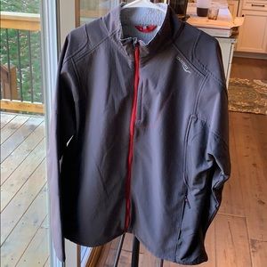 Saucony XL men’s jacket gray running jacket